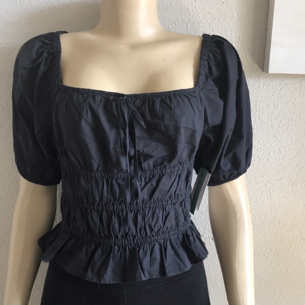 ABOUND Black Crop Top Size S - Picture 5 of 7
